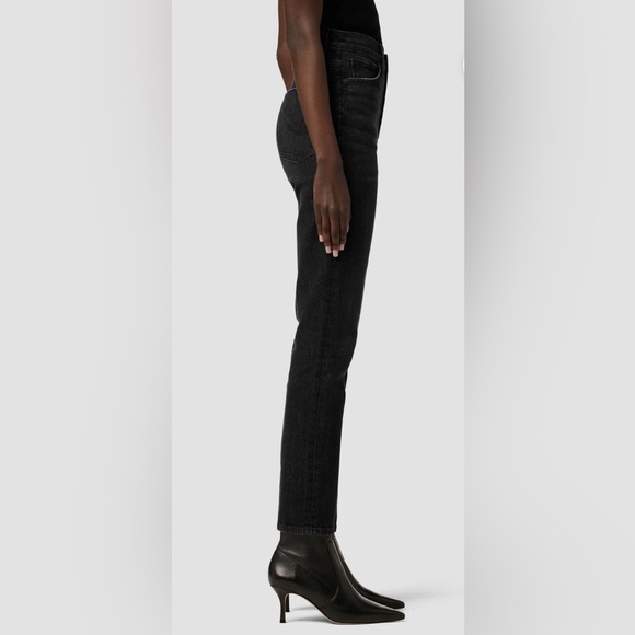 Hudson Jeans NWT SZ 25 Harlow Ultra High-Rise Cigarette Ankle Jean Faded Black - Picture 3 of 15